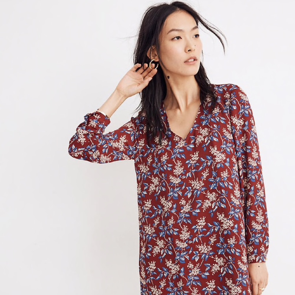 Madewell Button-up Back Shift Dress